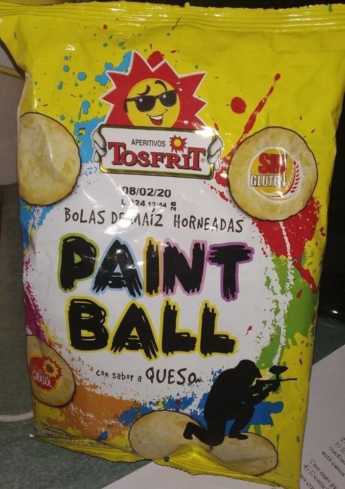 Paint ball (bolas de maíz sin gluten)