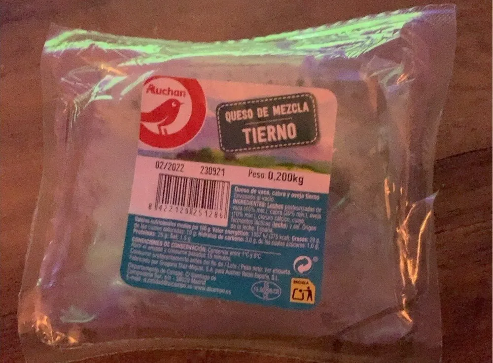 Queso de mezcla tierno