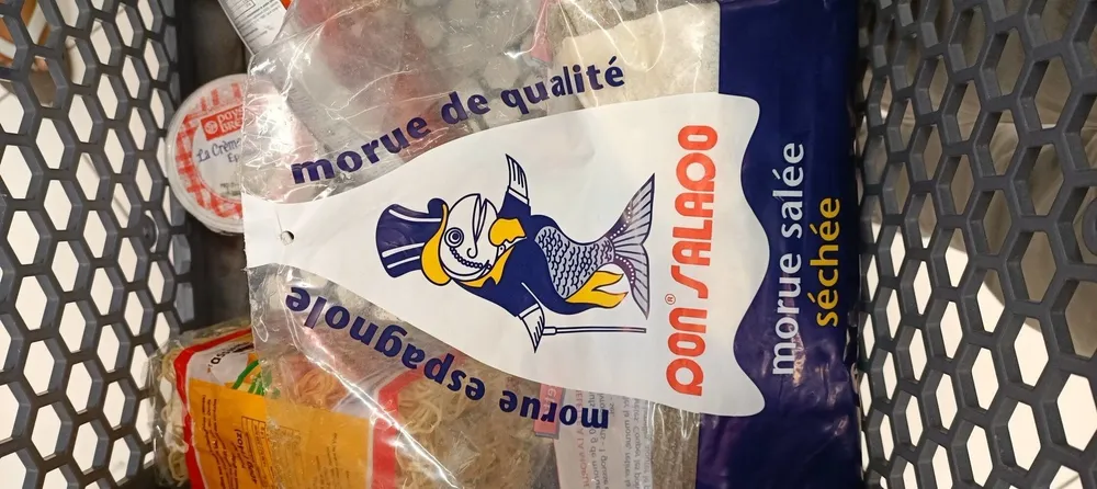 Morue salée séchée