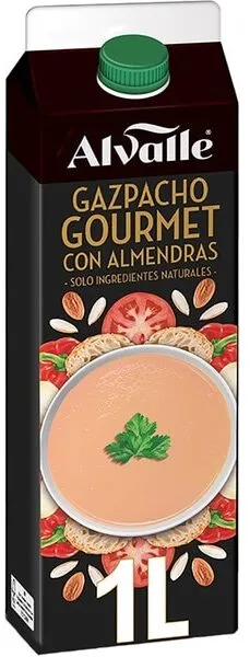 Gazpacho gourmet con almendras