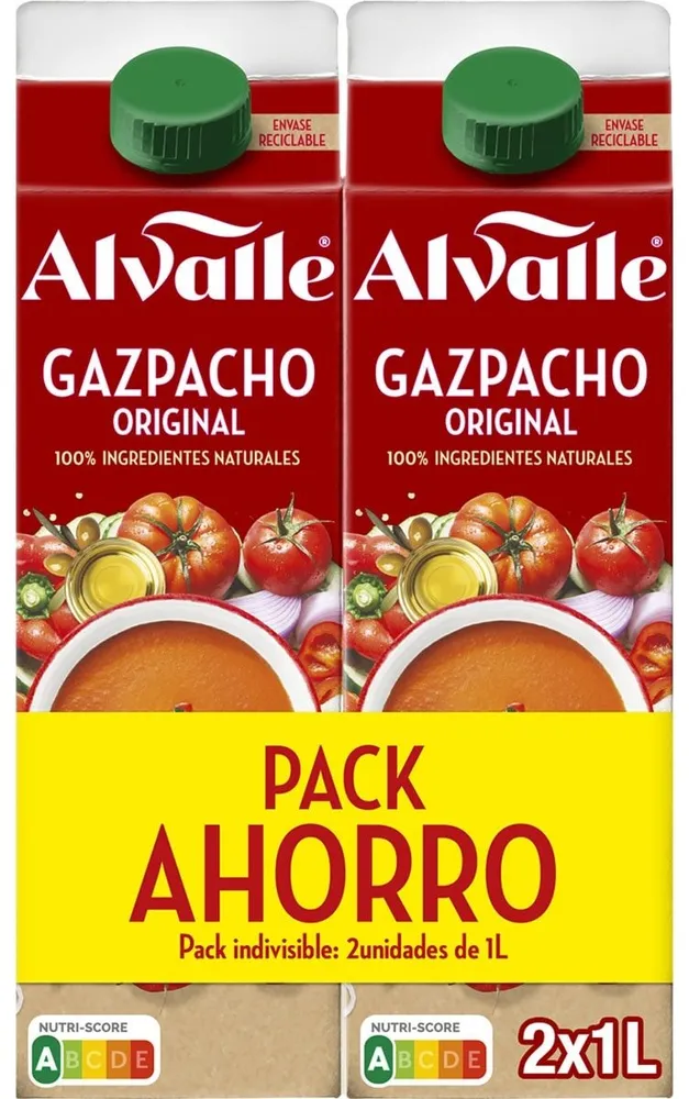 Gazpacho original pack ahorro 2 unidades