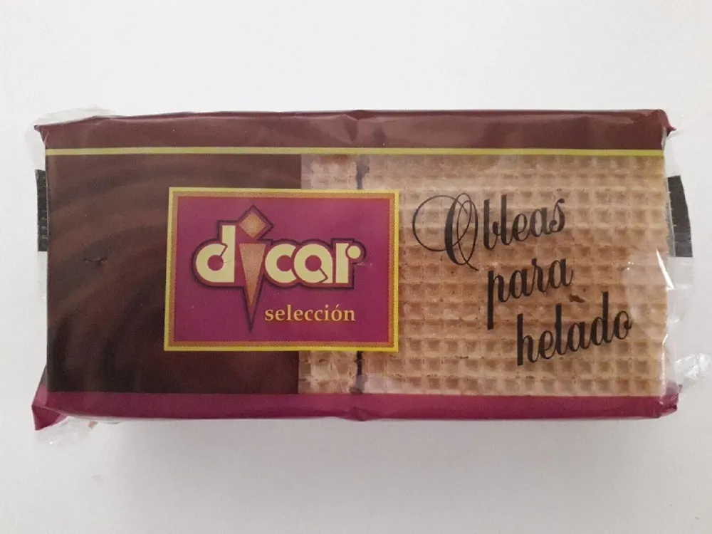 Obleas para helado