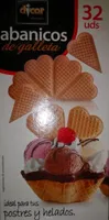 Abanicos de galleta