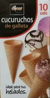 Cucuruchos de galleta
