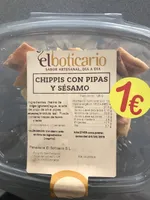 Chippis con pipas y sésamo