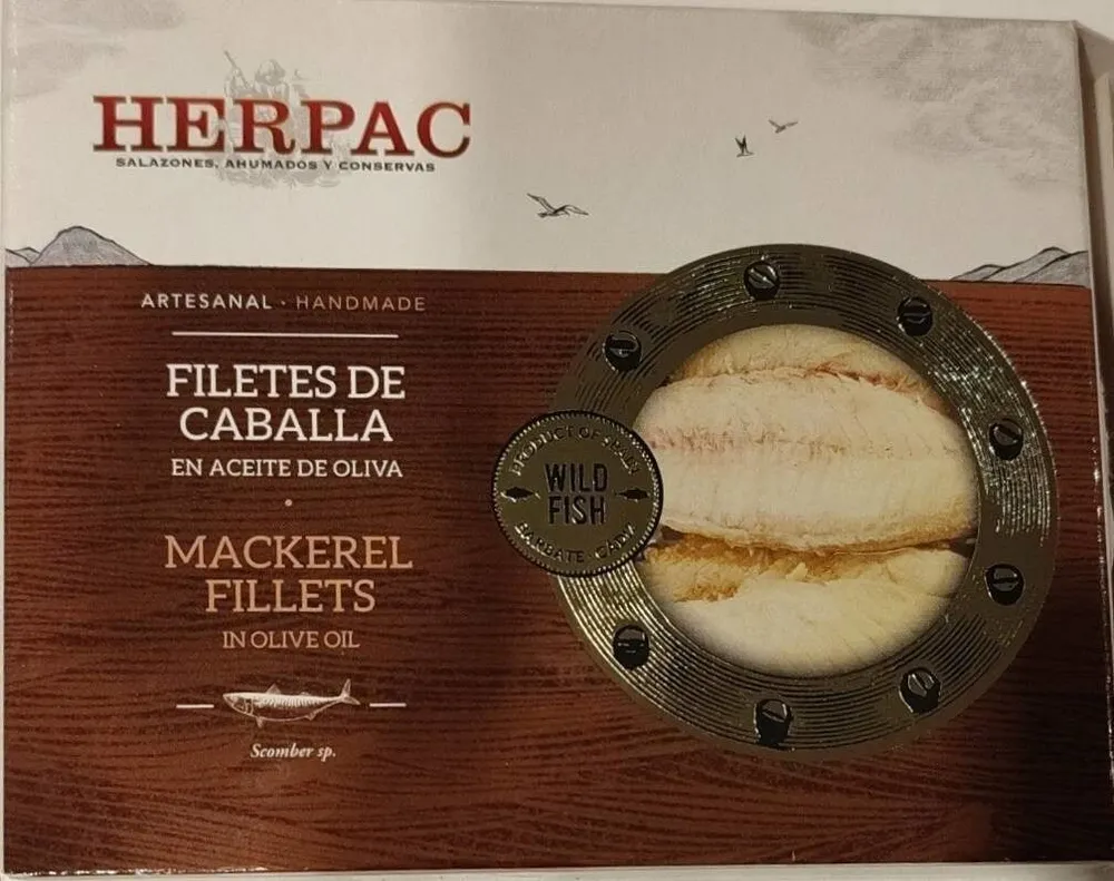 Filetes de caballa en aceite de oliva