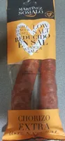 Chorizo extra Martínez Solano reducido en sal