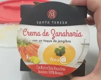 Crema de zanahoria con un toque de jengibre