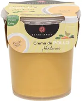 Crema de verduras y pollo