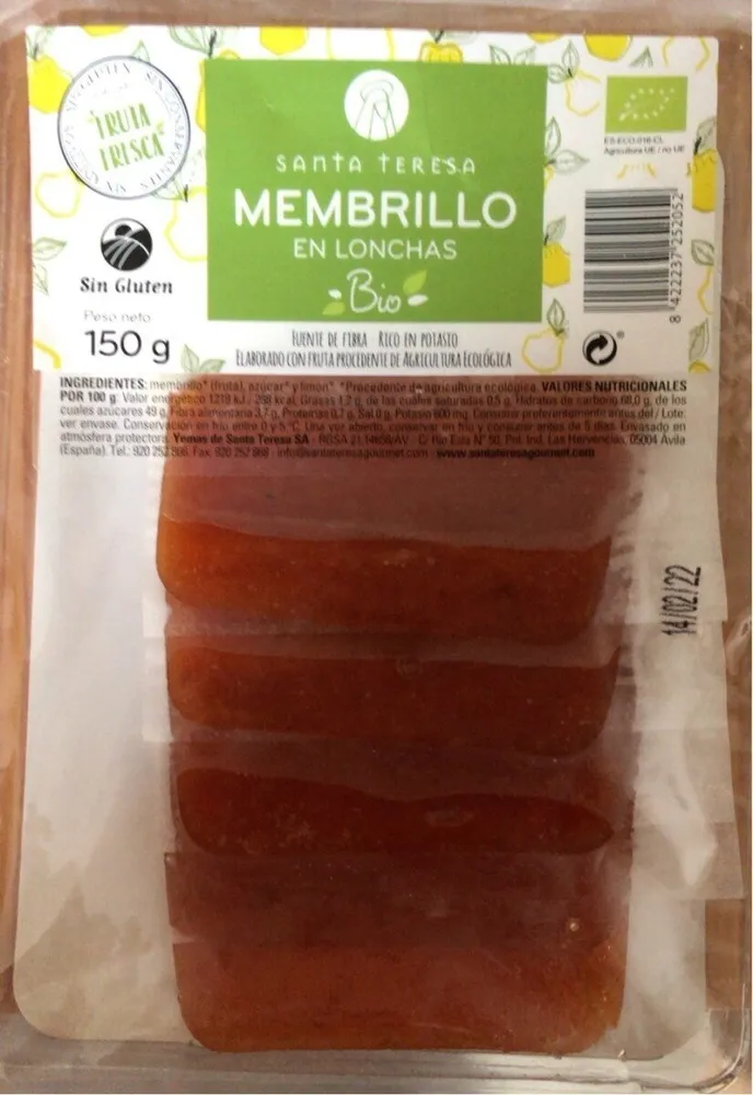 Membrillo en lonchas
