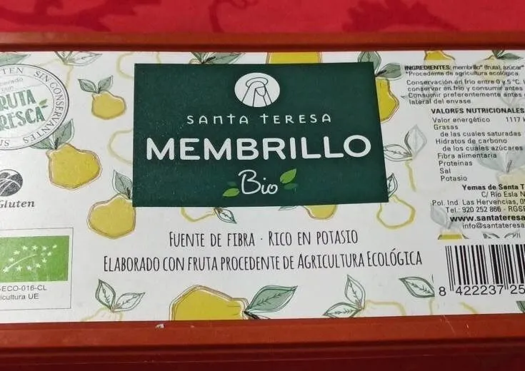 Membrillo bio Santa Teresa