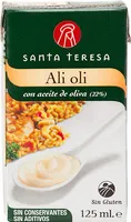 Salsa fresca alioli con aceite de oliva sin gluten
