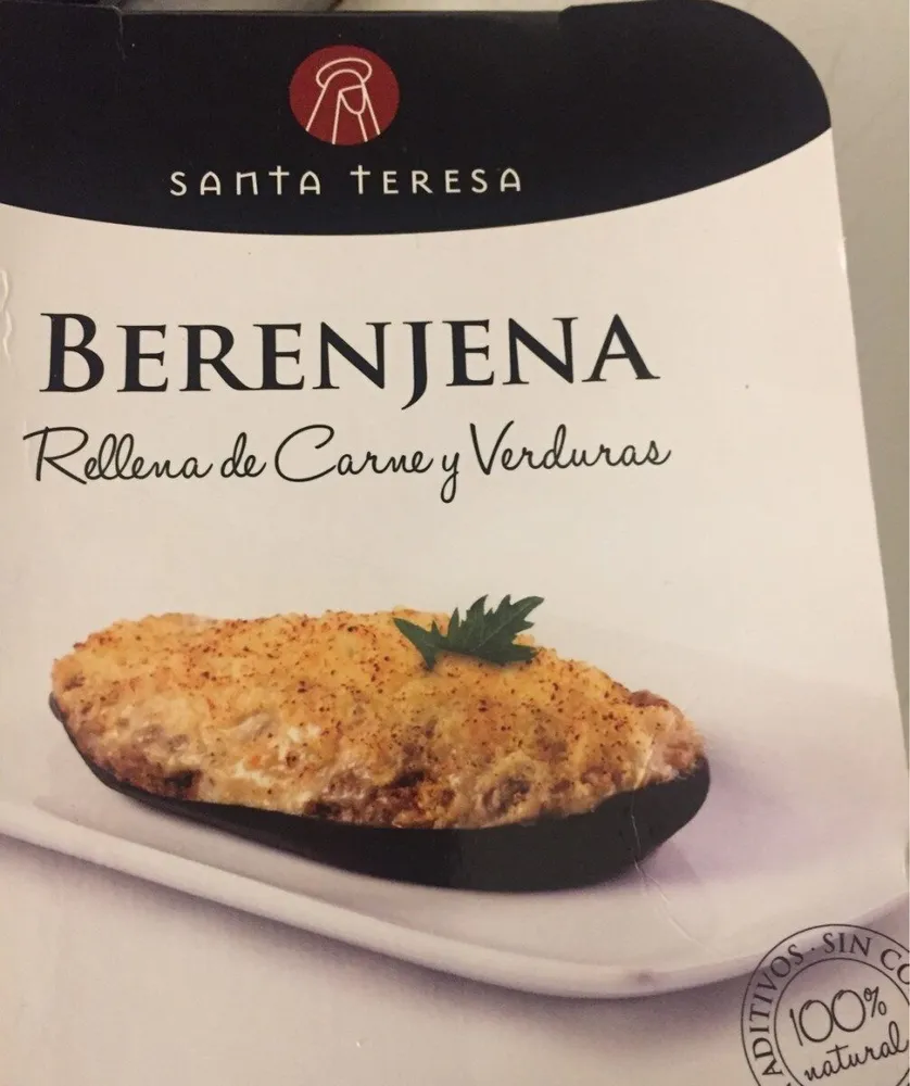 Berenjena rellena de carne y verdura