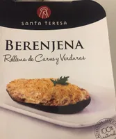 Berenjena rellena de carne y verdura