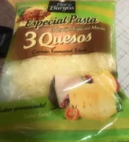 Quedo rayado 3 quesos: curado, emmental y edam