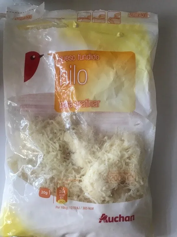 Queso Fundido Hilo para gratinar