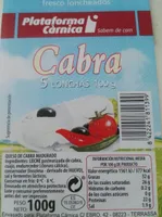 Queso cabra lonchas