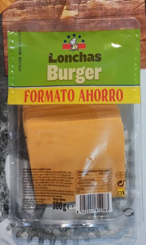 Lonchas burguer