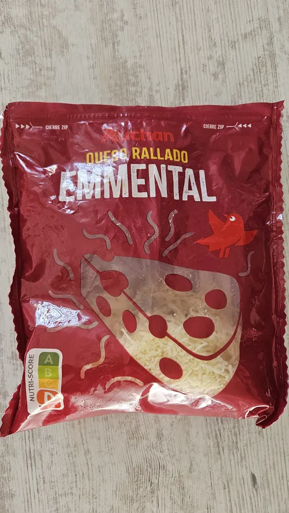 Queso rallado Emmental