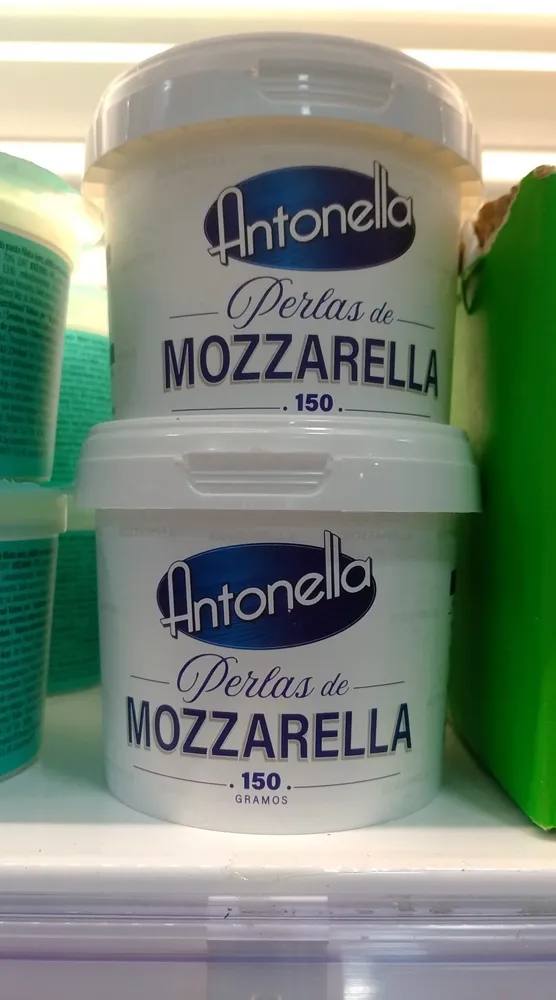 Perlas de Mozarella