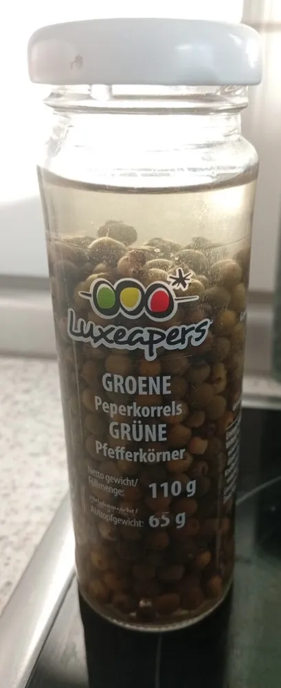 Grains de poivre vert