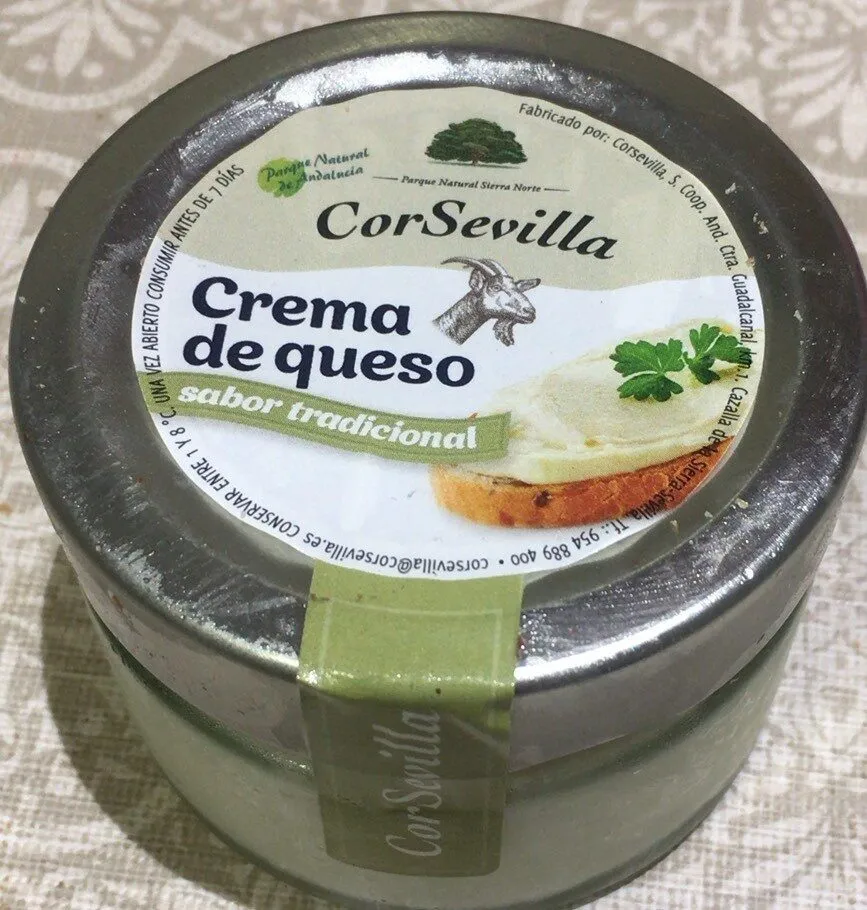 Crema de queso sabor tradicional