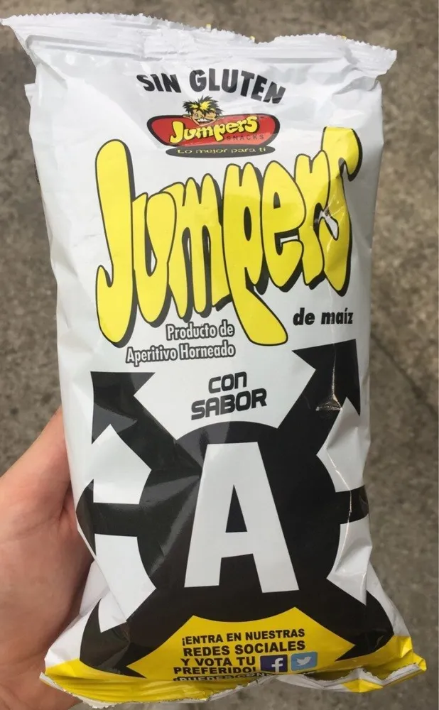Jumpers de maiz con sabor A
