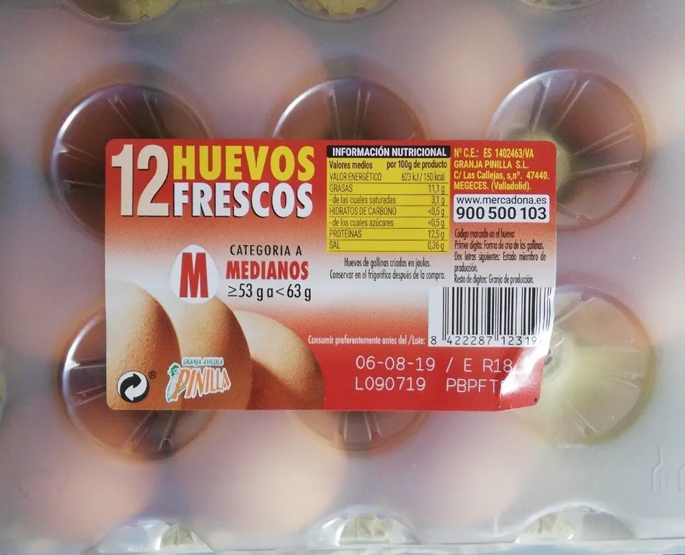 Huevos frescos