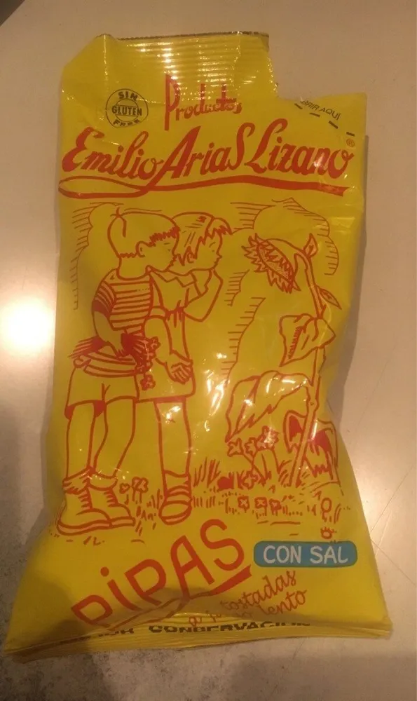Pipas con sal