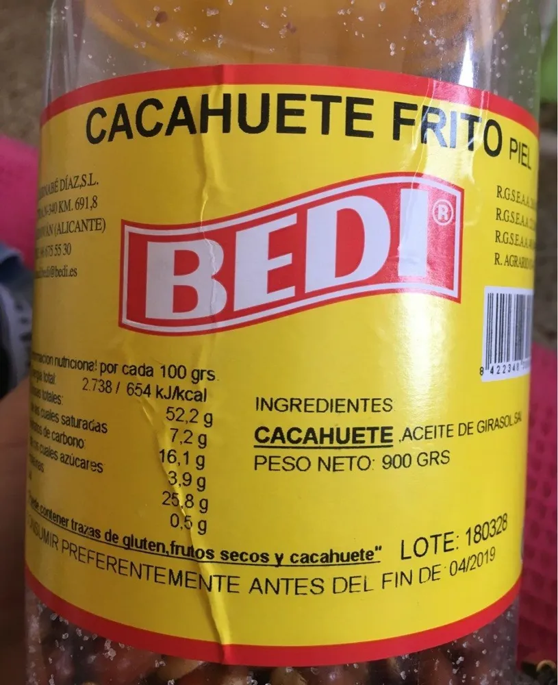 Cacahuete fries