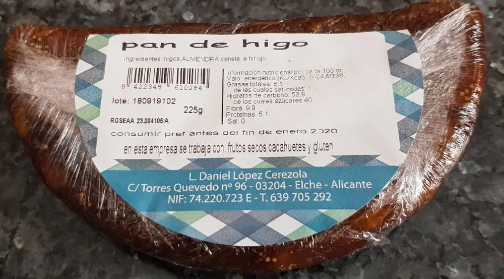 Pan de higo