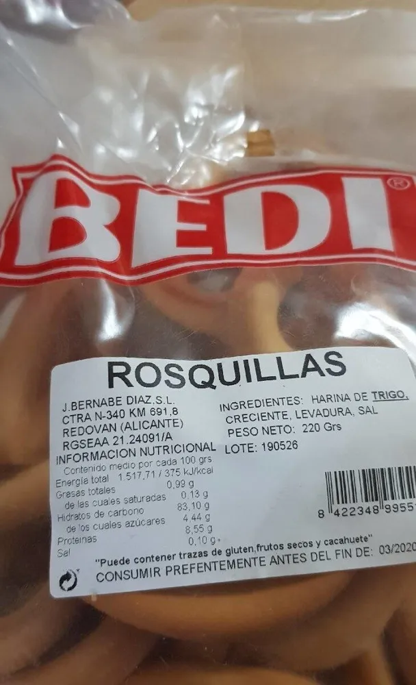 Rosquillas bedi