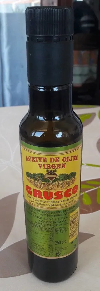 Aceite de oliva virgen