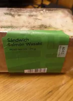 Sándwich salmón wasabi