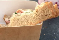Sandwitch de Jamón, queso y bacon Starbucks