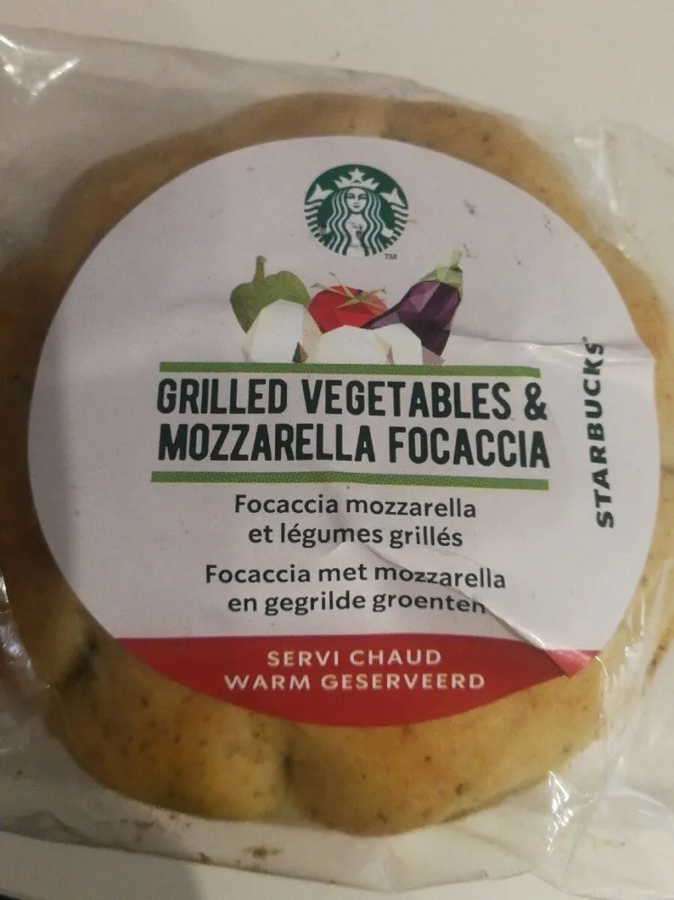 Foxaccia Mozzarella et legumes grillés