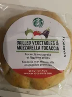 Foxaccia Mozzarella et legumes grillés