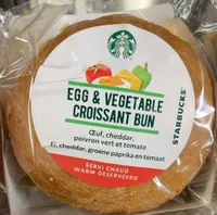 Egg & cegetable croissant bun