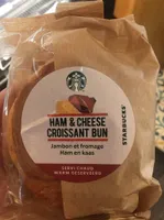 Ham and cheese croissant bun