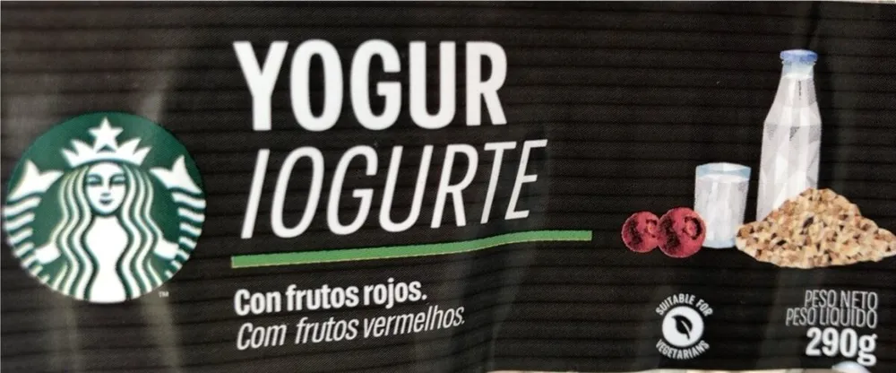 Yogurt frutos rojos