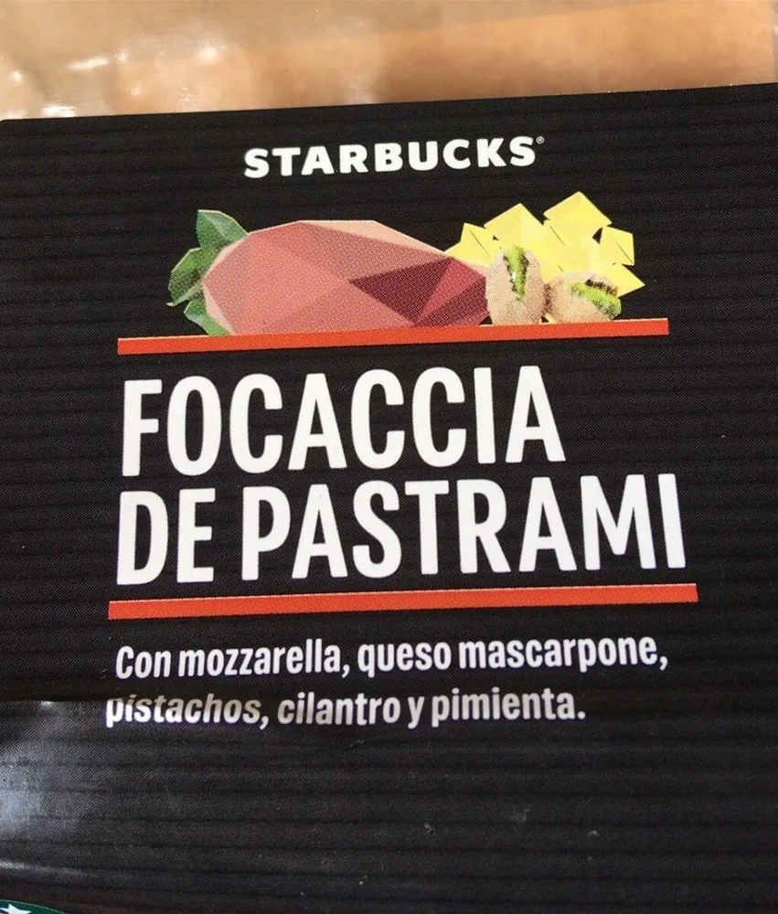 Focaccia pastrami