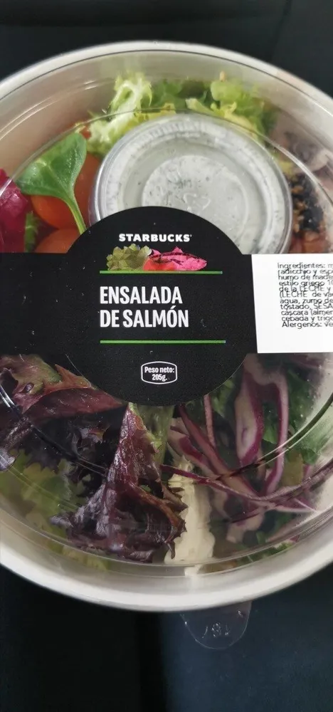 Starbucks Salmon Salad