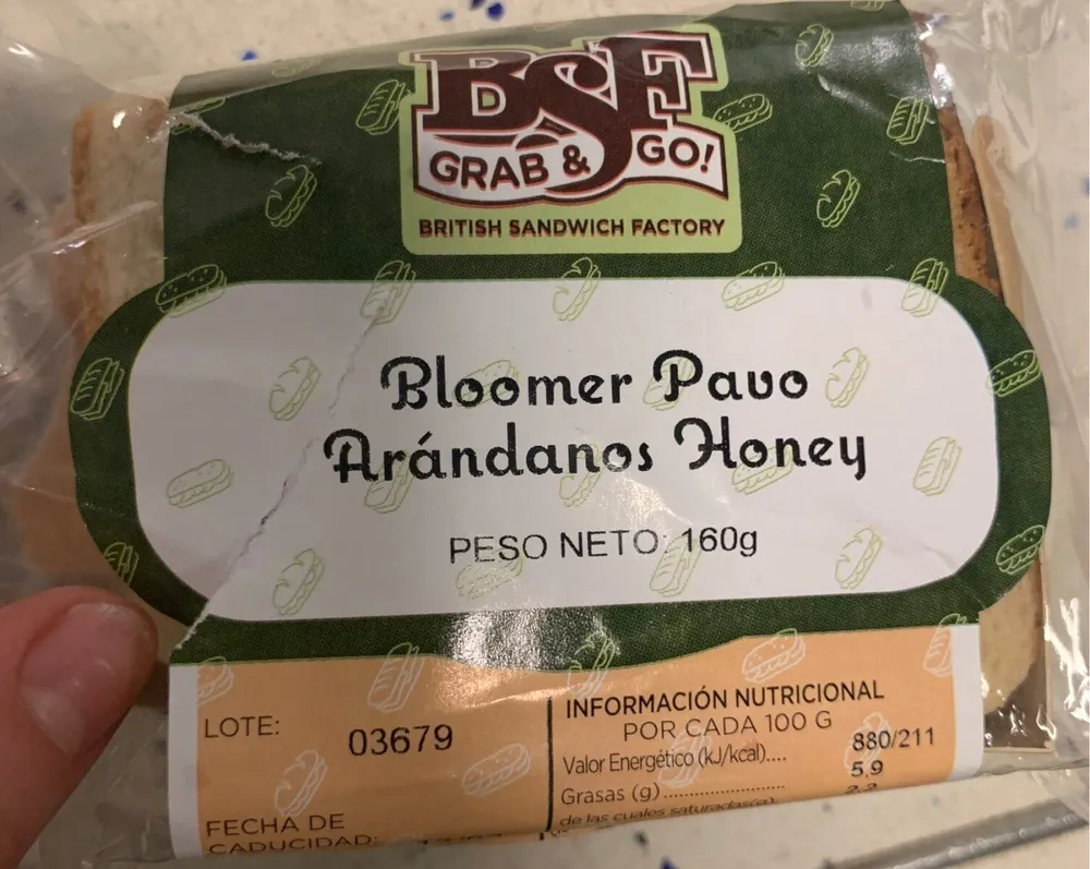 Bloomer pavo arándanos honey