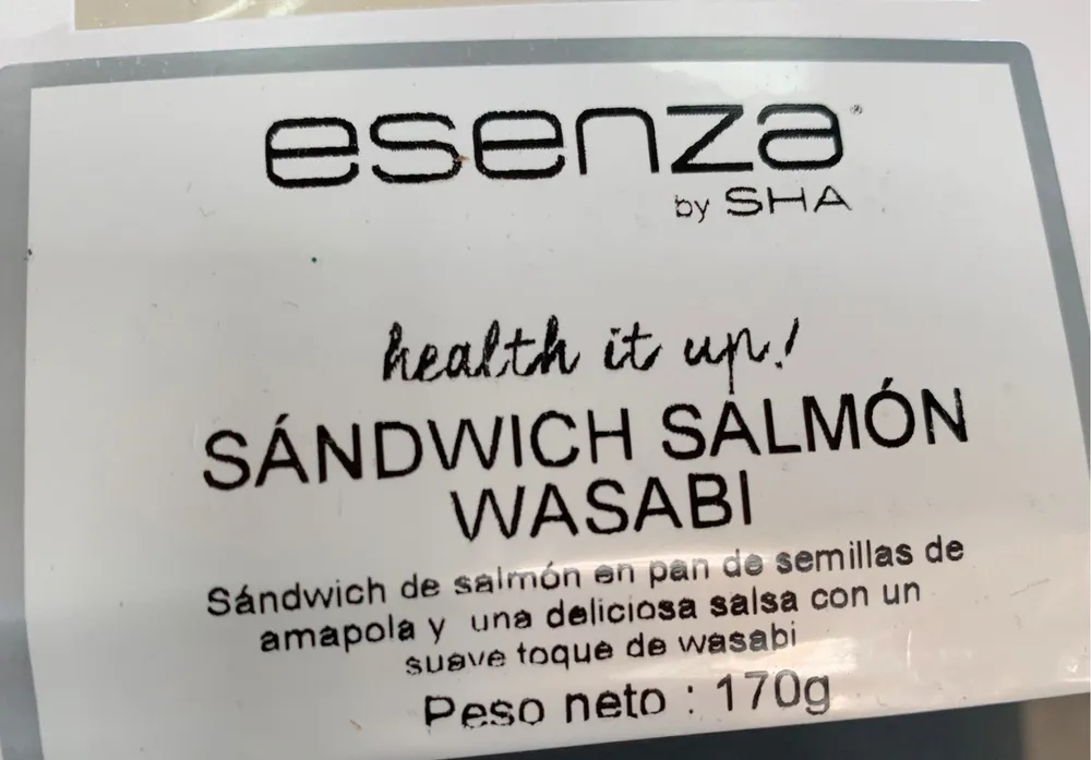 SÁNDWICH SALMÓN WASABI