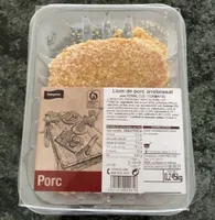 Llom de poc arrebossat amb pernil i formatge