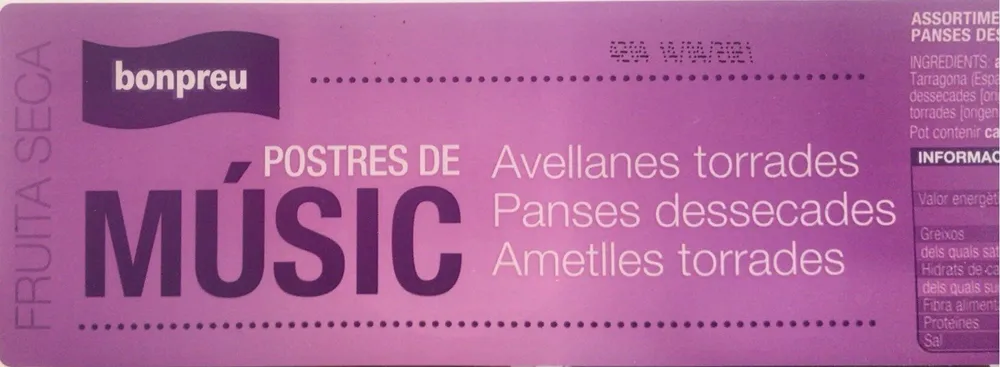 Postre de Músic