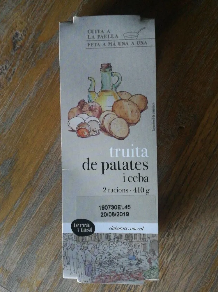 Truita de patates i ceba