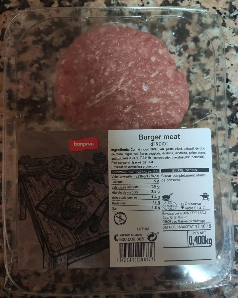 Burger meat d'indiot