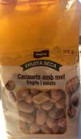 Cacauets amb mel fregits i salats