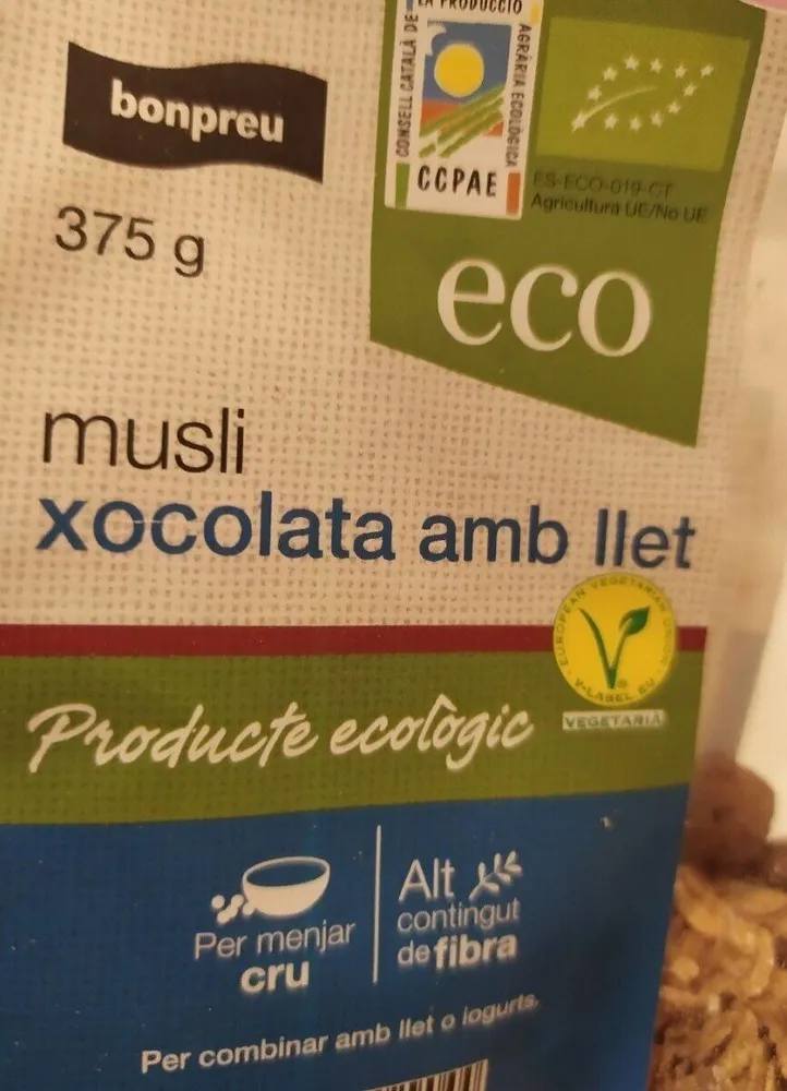 Musli Xocolata amb llet